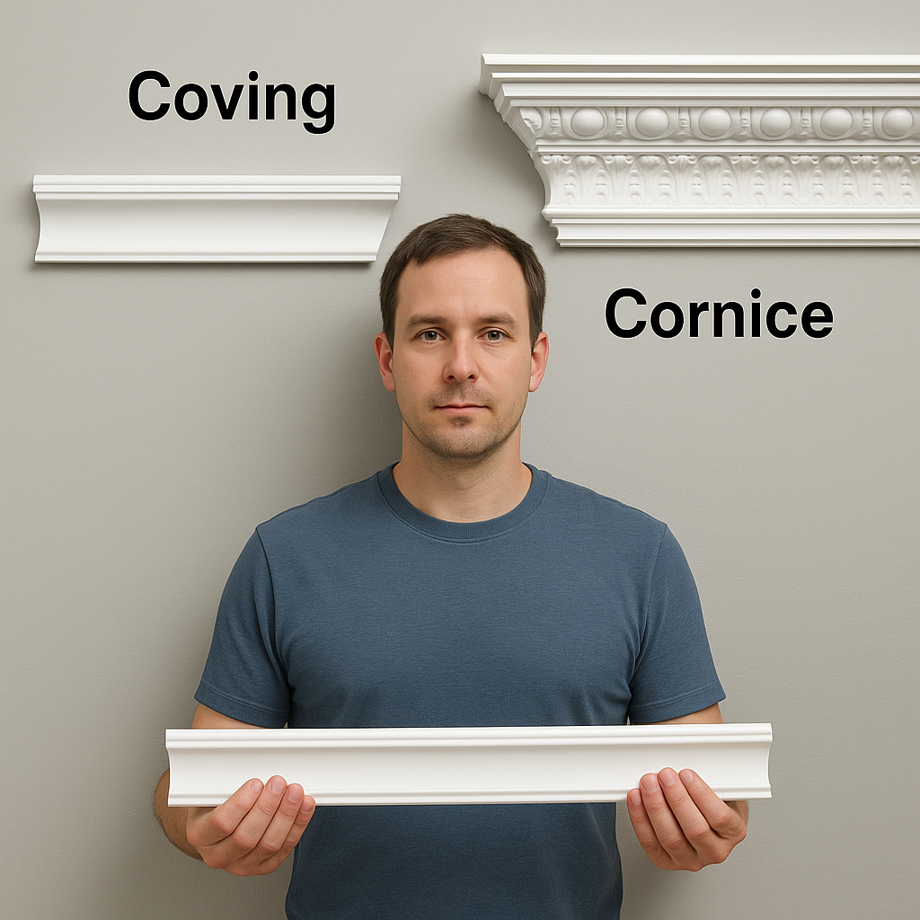 What’s the Difference Between Coving and Cornice?