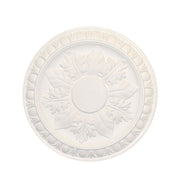 14" Small Egg and Dart Plaster Ceiling Rose 356mm