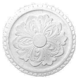 17&#x22; Small Dentil Plaster Ceiling Rose 432mm