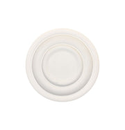 9&#x22; Shallow Plain Plaster Ceiling Rose 229mm