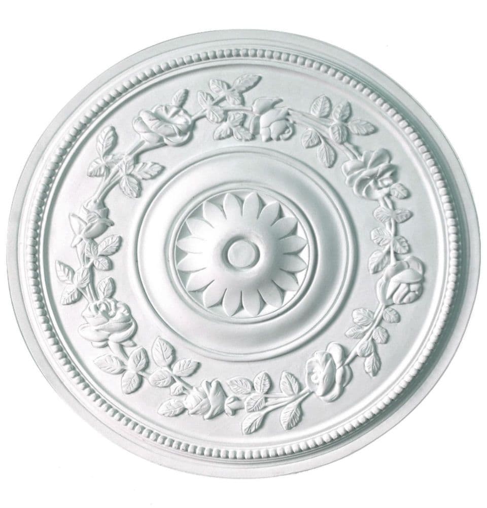 Climbing Rose Plaster Ceiling Rose 380mm