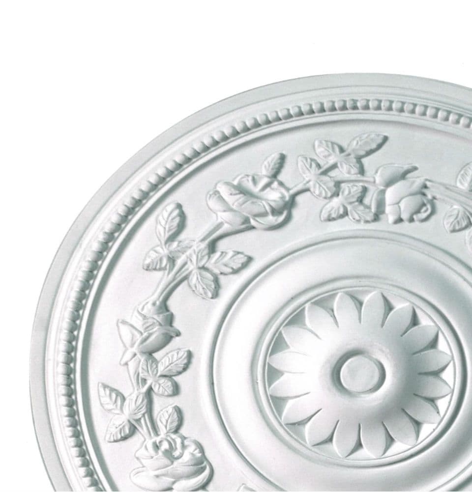 Climbing Rose Plaster Ceiling Rose 380mm