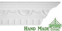 Decorated Dentil Plaster Cornice 65mm x 90mm