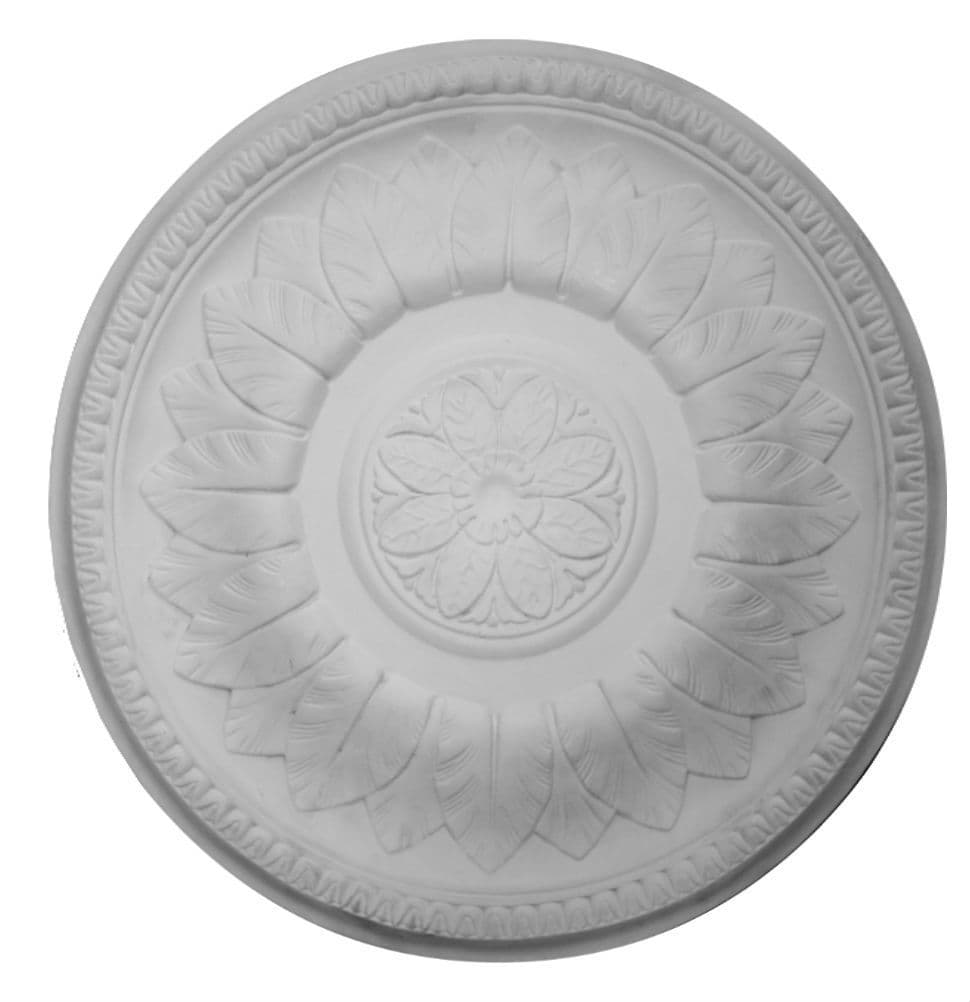 Decorated Sunflower Plaster Ceiling Rose 530mm