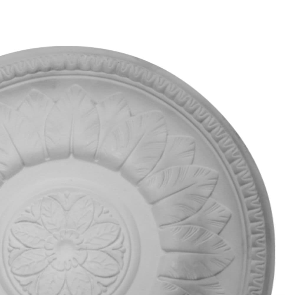 Decorated Sunflower Plaster Ceiling Rose 530mm