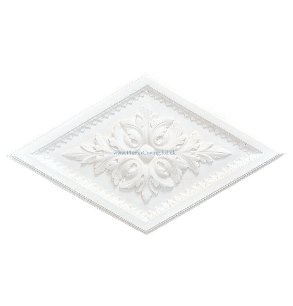 Diamond Acanthus Plaster Ceiling Rose 660mm by 390mm