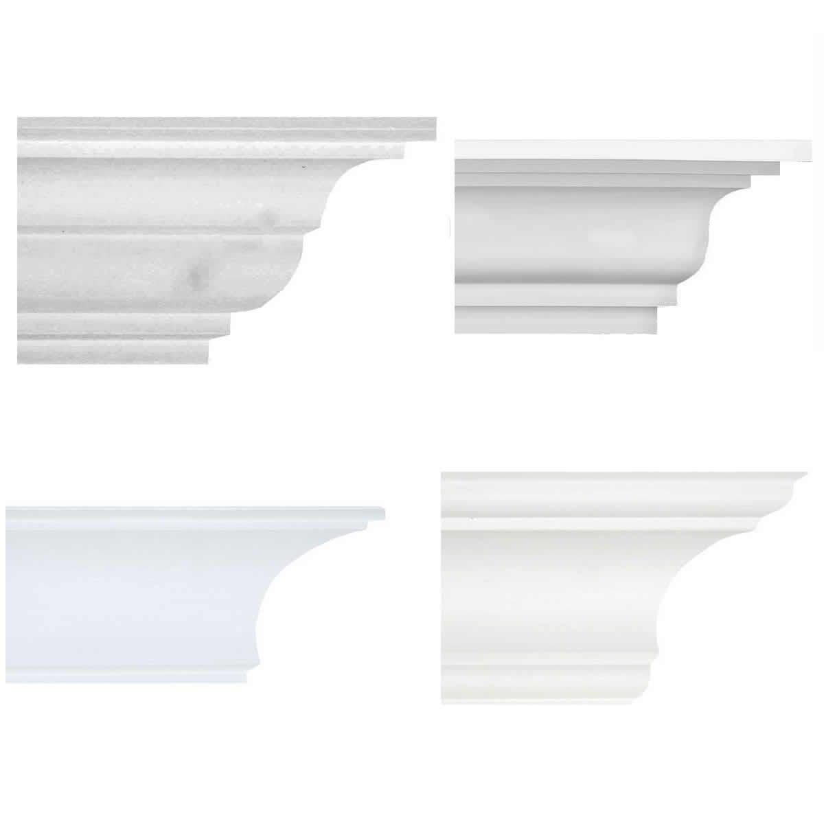 Extra Large Plaster Coving Sample Pack - 4 Extra Large Plaster Coving Samples