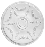 Floral Garland Plaster Ceiling Rose 520mm