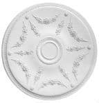 Floral Garland Plaster Ceiling Rose 520mm
