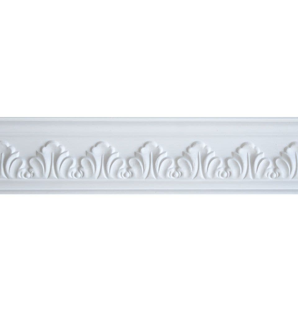Acanthus Leaf Plaster Coving 90mm x 113mm