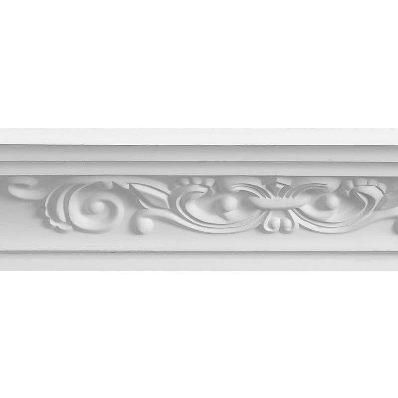 Fleur De Lys Plaster Coving 95mm x 110mm