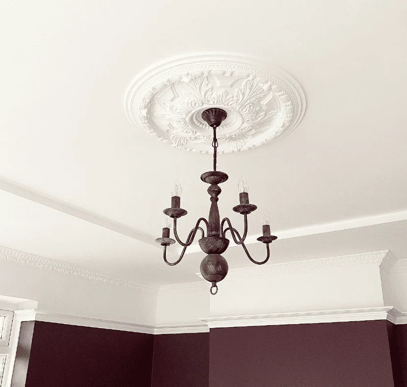 Medium Dentil Egg and Dart Plaster Coving 95mm x 100mm - 24m Pack