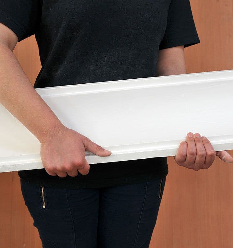 Extra Large Plain Plaster Coving 141mm x 141mm