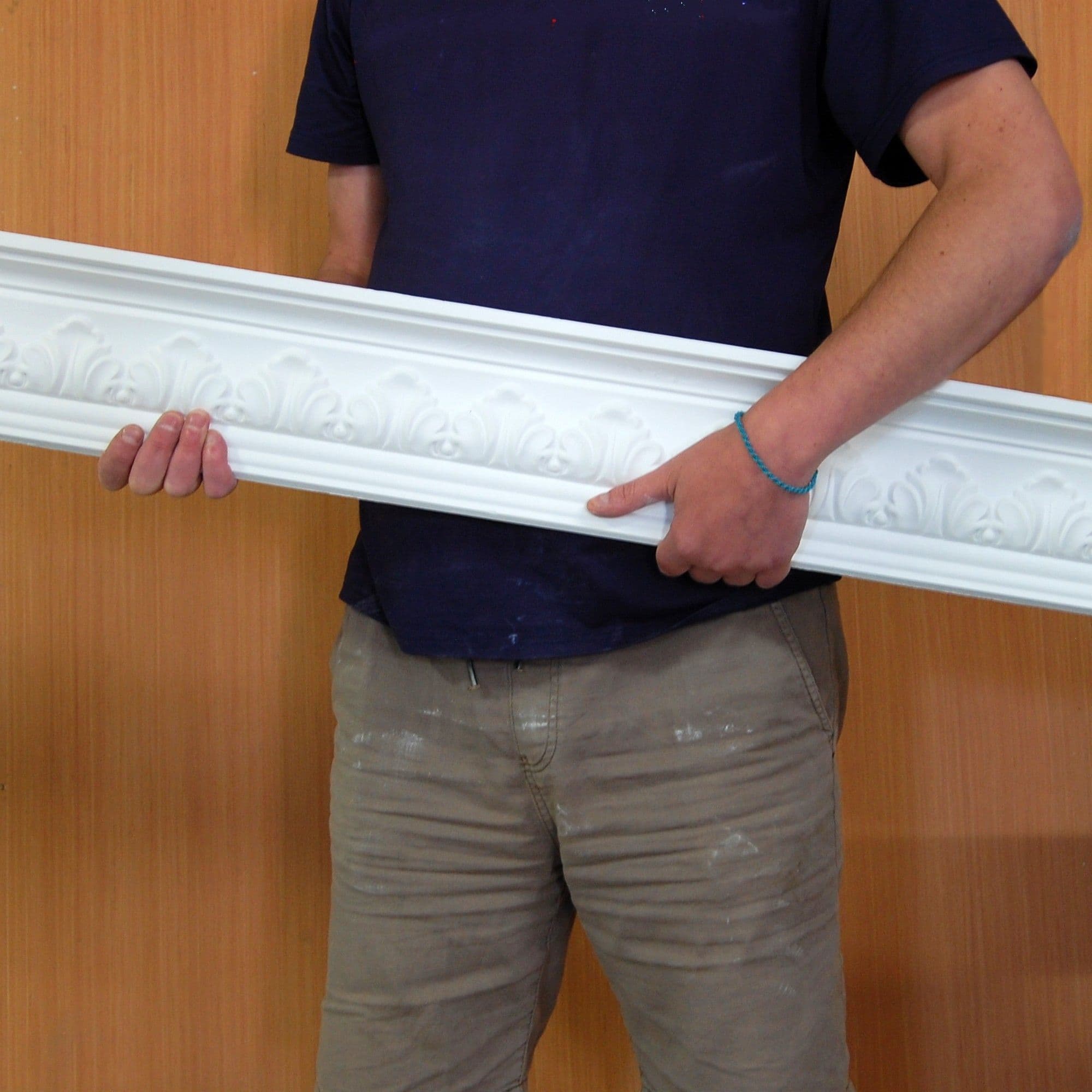 Acanthus Leaf Plaster Coving 90mm x 113mm
