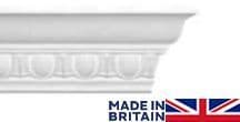 Mini Egg and Dart Plaster Coving 60mm x 76mm