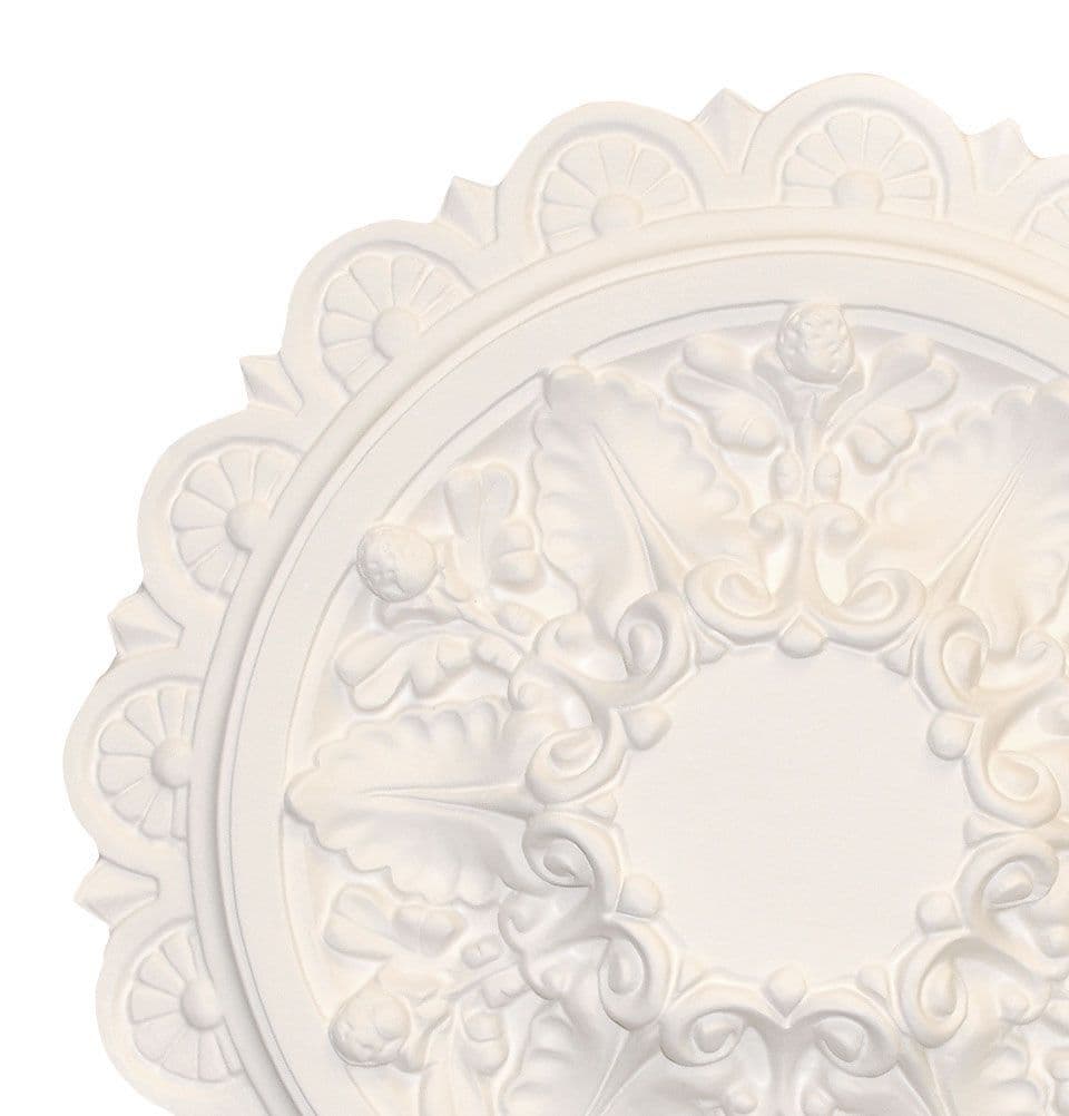 Small Sunflower Plaster Ceiling Rose 457mm