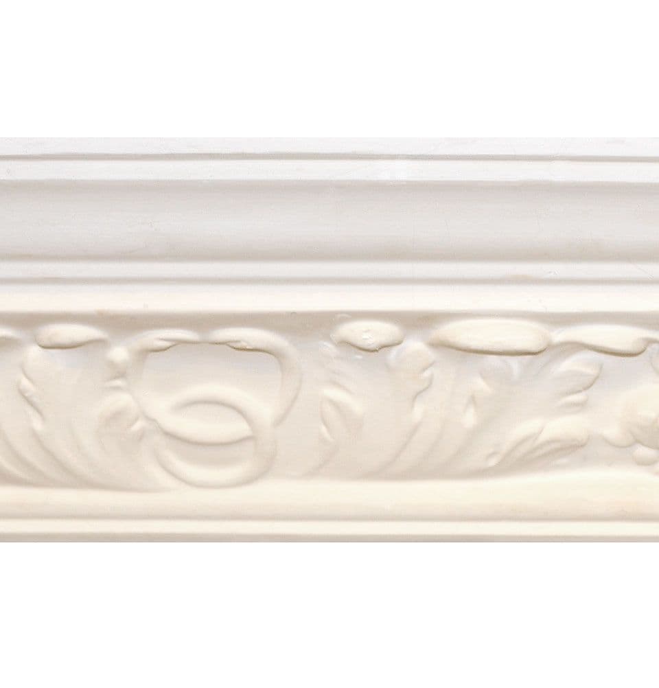 Small Old Acanthus Leaf Plaster Coving108mm x 92mm