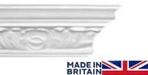Small Old Acanthus Leaf Plaster Coving108mm x 92mm
