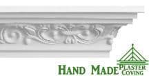 Fleur De Lys Plaster Coving 95mm x 110mm