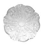 Swelled Leaf Plaster Ceiling Rose 510mm