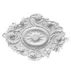 Large Oval Plaster Ceiling Rose 825mm by 590mm