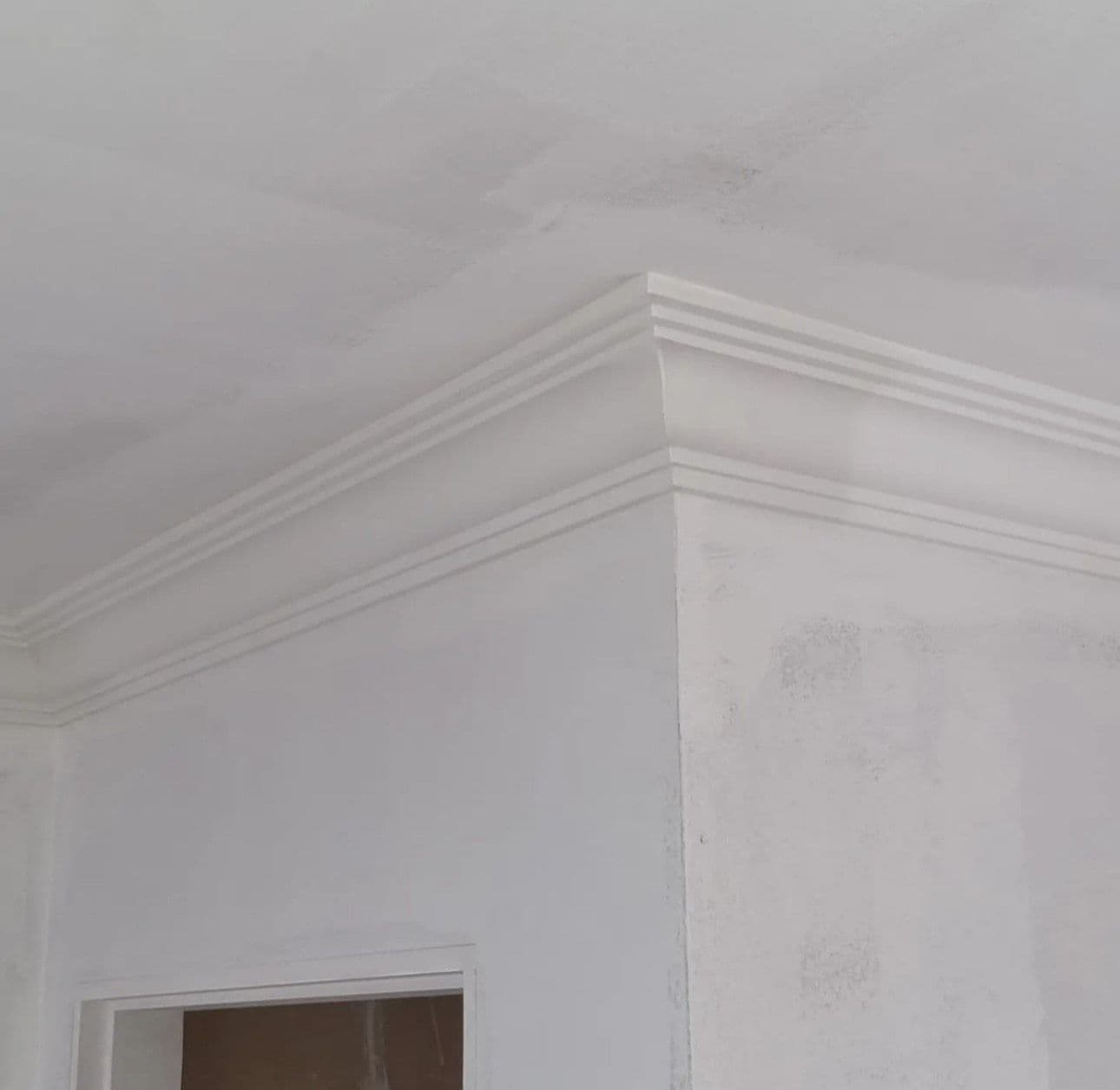 Medium Traditional Ogee Plaster Coving  114mm x 134mm