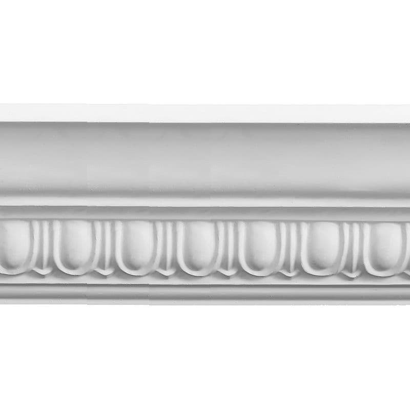 Classic Egg and Dart Plaster Coving 70mm x 90mm
