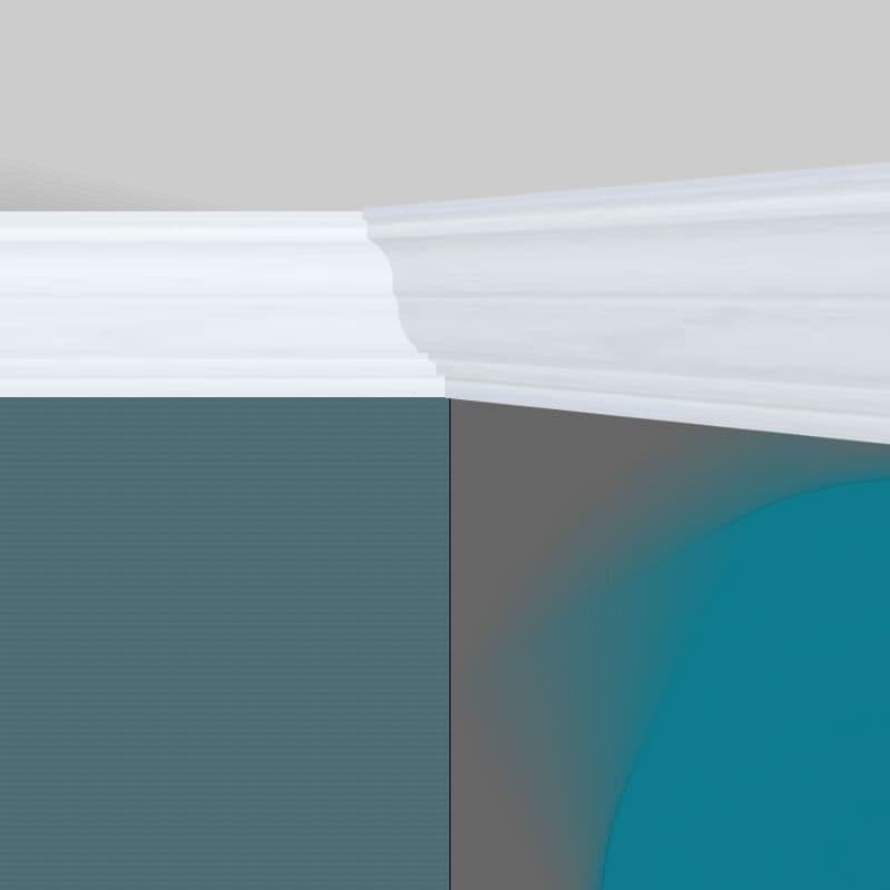 Small Lancaster Traditional Plaster Coving 80mm x 90mm
