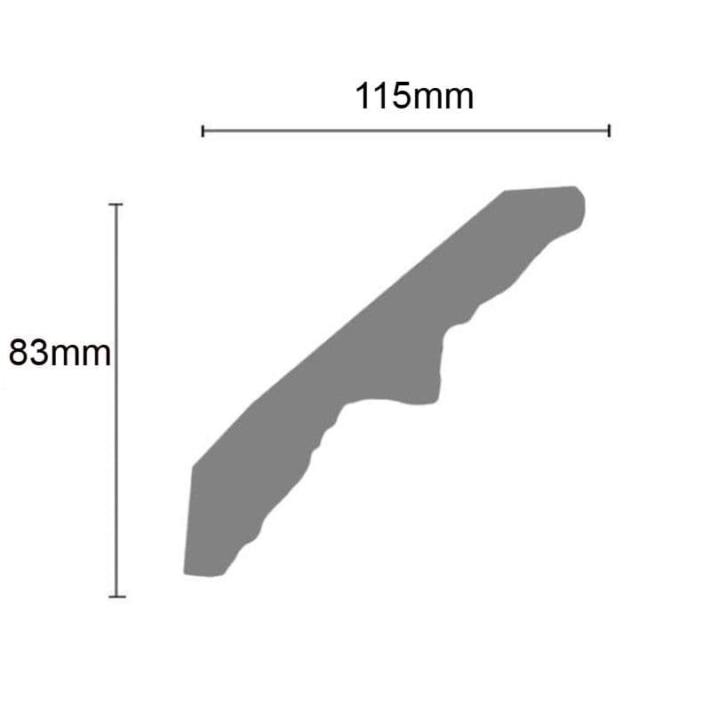 Small Georgian - Regency Coving 115mm x 83mm
