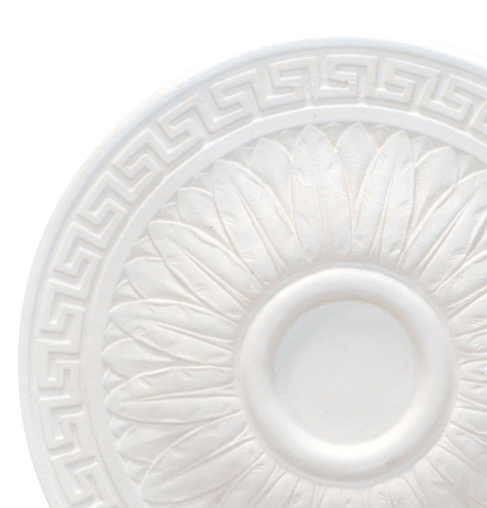 Greek Leaf Plaster Ceiling Rose 460mm