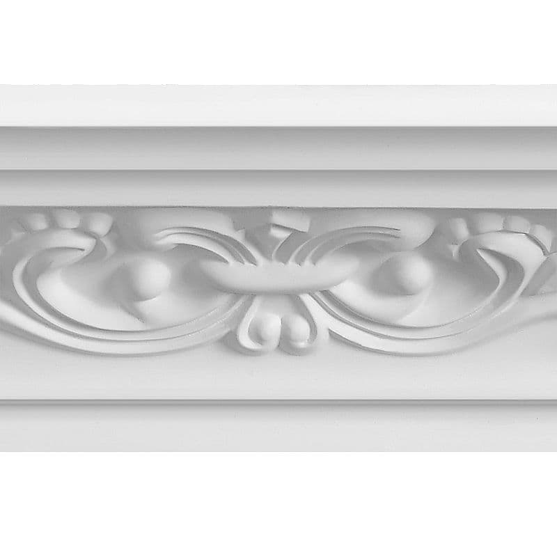 Fleur De Lys Plaster Coving 95mm x 110mm