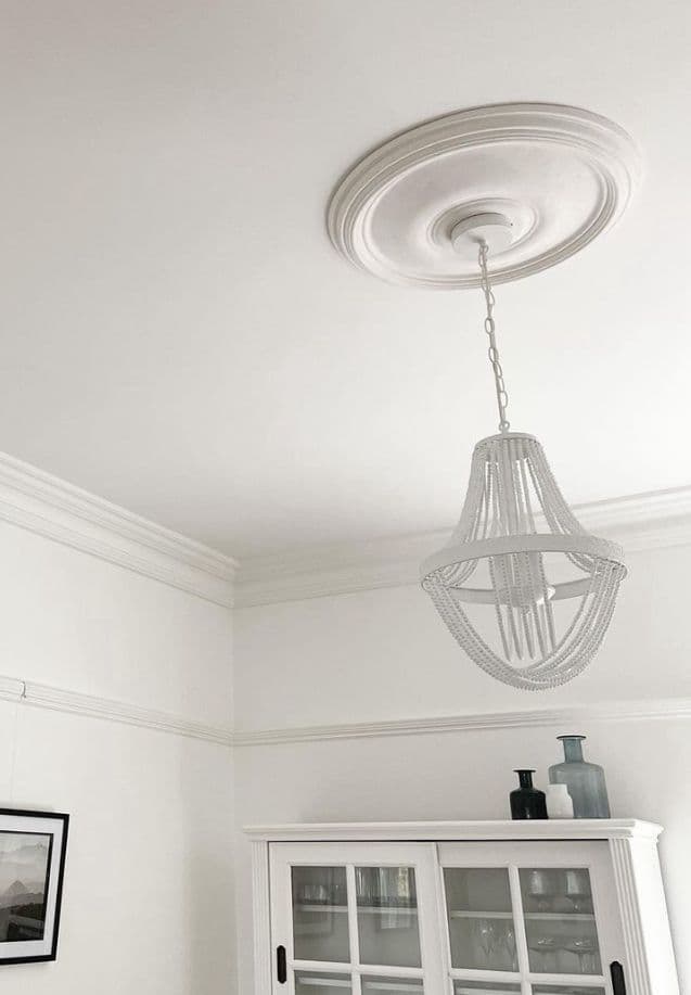 24" Deep Plaster Ceiling Rose 610mm