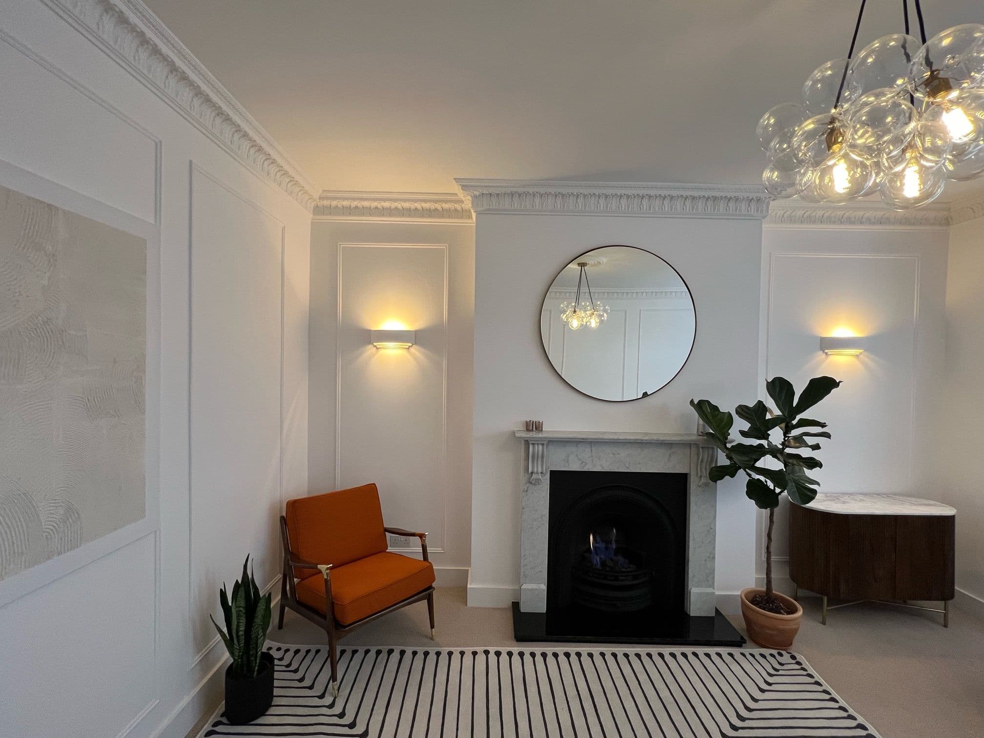 Regal Acanthus Leaf Plaster Coving 144mm x 160mm