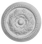 Small Floral Plaster Ceiling Rose 292mm