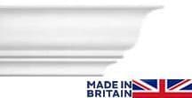 Small Triangle Plaster Coving 85mm x 90mm
