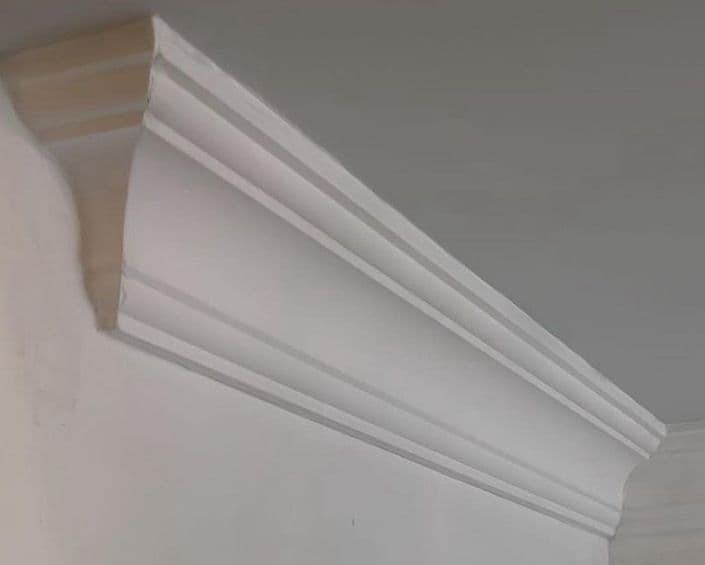 Small Spartan Plaster Coving 85mm x 85mm