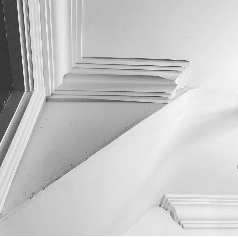 Victorian Ogee Plaster Coving 100mm x 120mm
