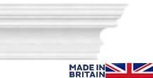 Large Swan Neck Plaster Coving254mm x 165mm