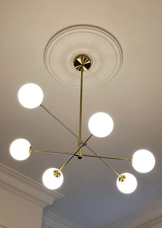 22inch Plain Plaster Ceiling Rose 559mm