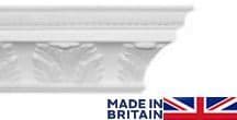 Water Leaf Plaster Coving 102mm x 127mm