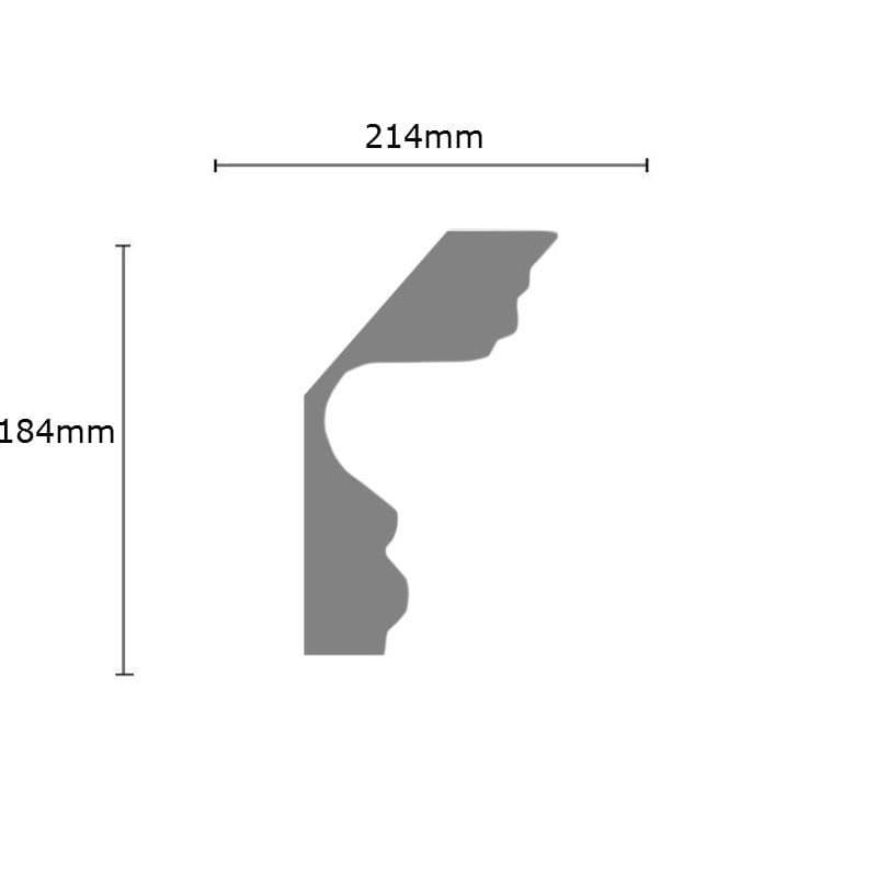 Park Run Plaster Coving 214mm x 184mm