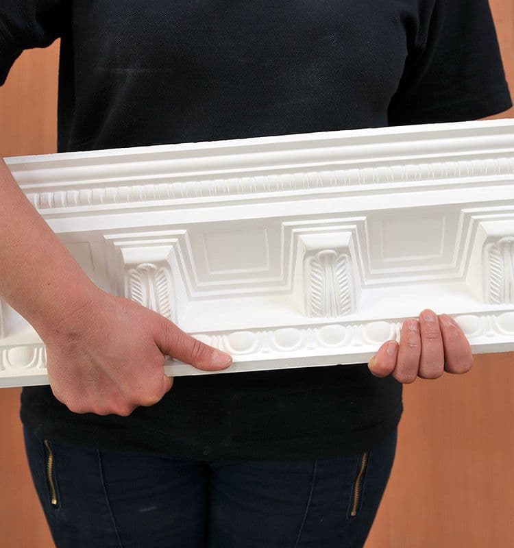 Medium Victorian Ornate Plaster Coving 125mm x 140mm