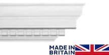 Large Dentil Plaster Coving135mm x 140mm