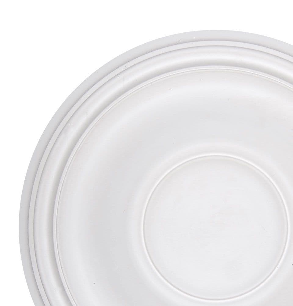 34 inch Deep Plain Plaster Ceiling Rose 864mm