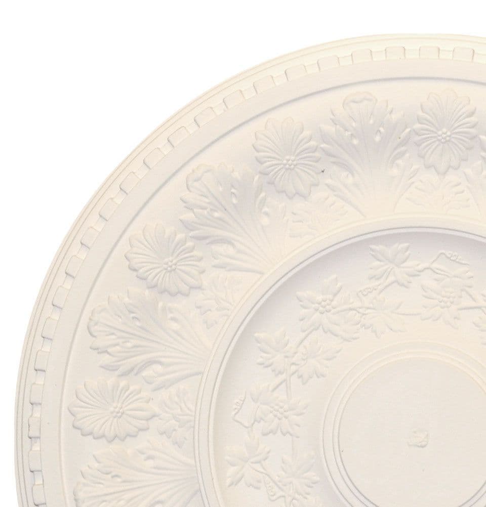 Large Dentil Plaster Ceiling Rose 534mm