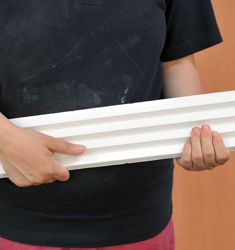 Stepped Art Deco Plaster Coving 58mm x 78mm