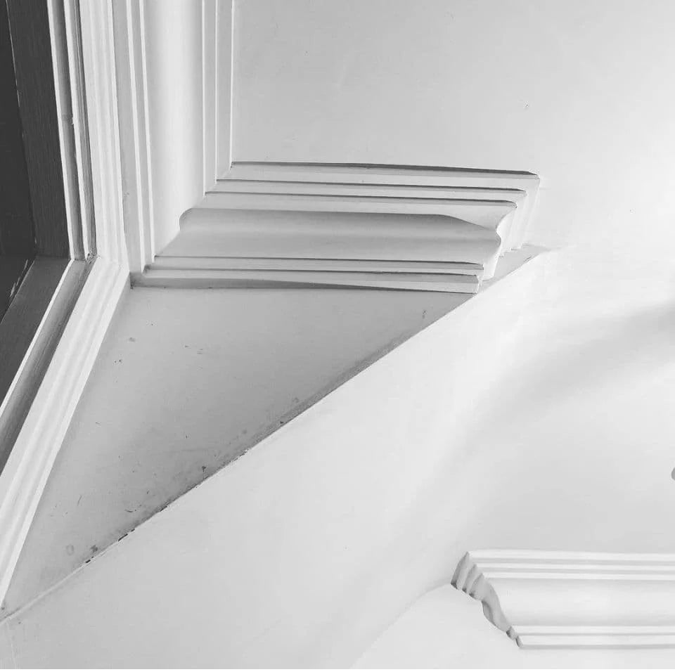 Medium Traditional Ogee Plaster Coving  114mm x 134mm - 48m Pack