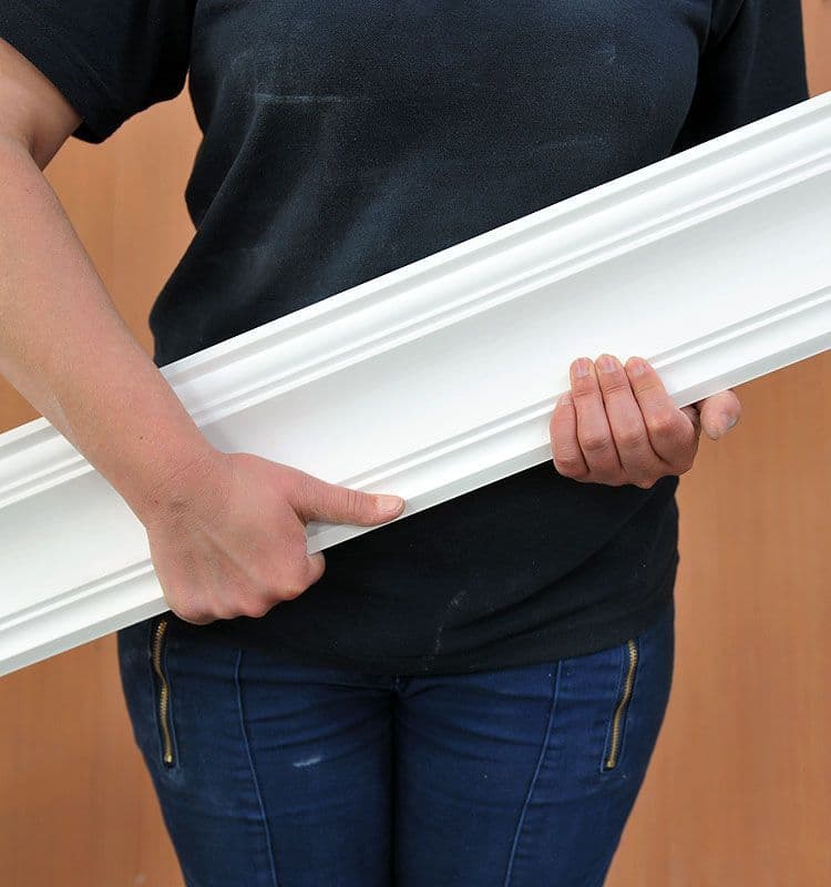 Small Concave Plaster Coving 85mm x 85mm