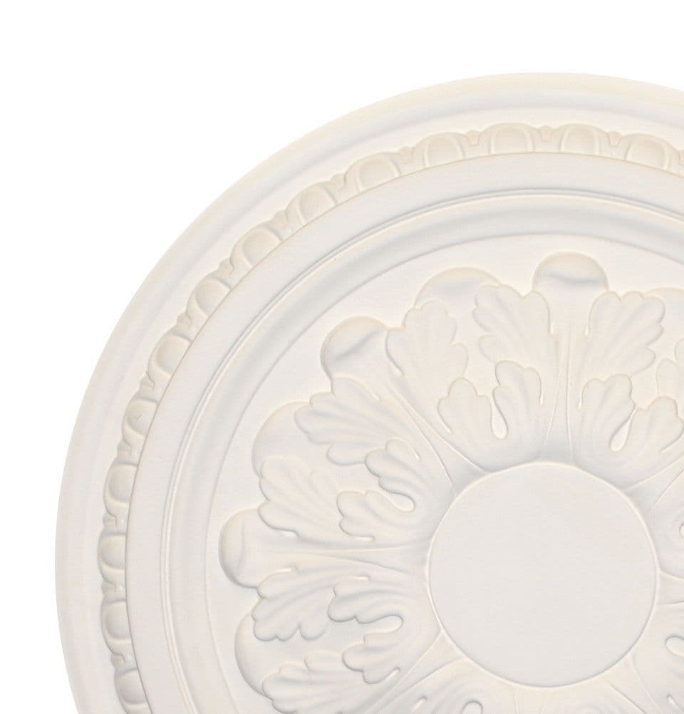 Small Egg and Acanthus Plaster Ceiling Rose 417mm