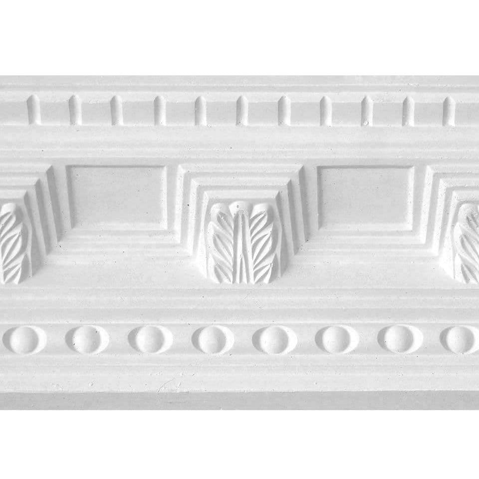 Double Dentil Plaster Coving 95mm x 100mm